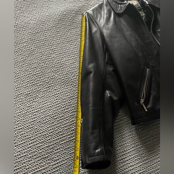 Jigsaw - women’s leather biker jacket - Picture 6 of 6